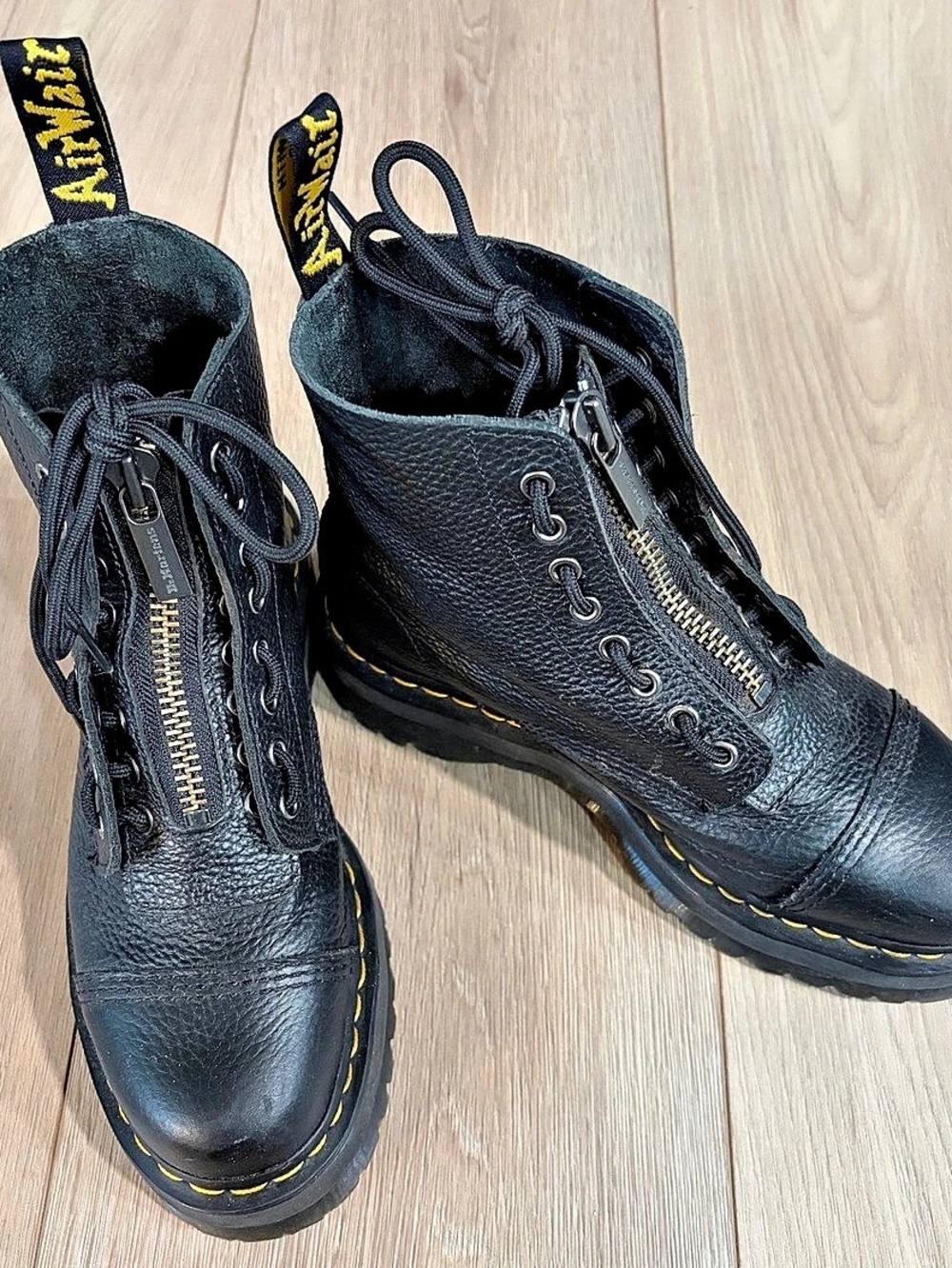 Dr. Martens Sinclair Black Combat Boots US 10W , US 8M